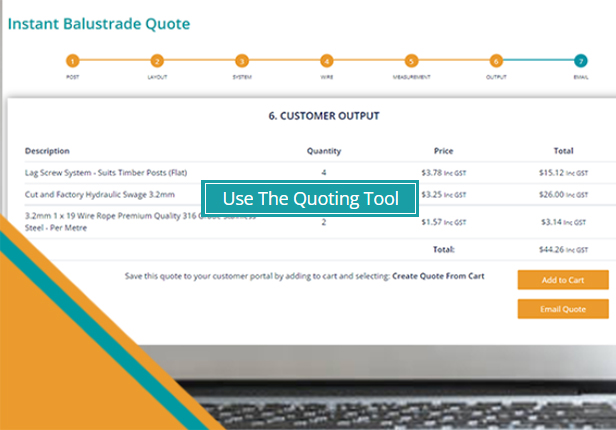 Online Quote Tool